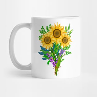 Sunflower Bouquet Mug